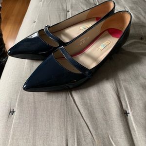 Navy patent shoe by Biden